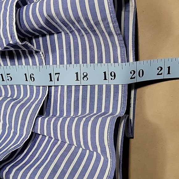 J Crew Size 6T "White Lagoon" Striped, Ruffled Tiered Skirt, Excellent Condition - Picture 8 of 11